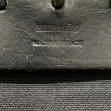 エルメス HERMES エールバッグアドPM □C刻 ブラックシルバー金具 トワル ユニセックス リュック・デイパック
