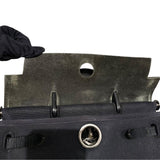 エルメス HERMES エールバッグアドPM □C刻 ブラックシルバー金具 トワル ユニセックス リュック・デイパック