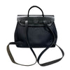 エルメス HERMES エールバッグアドPM □C刻 ブラックシルバー金具 トワル ユニセックス リュック・デイパック