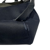 エルメス HERMES エールバッグアドPM □C刻 ブラックシルバー金具 トワル ユニセックス リュック・デイパック