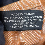 エルメス HERMES ヴァルパライソPM ▢M刻印 オレンジ トワル･スイフト ユニセックス ハンドバッグ