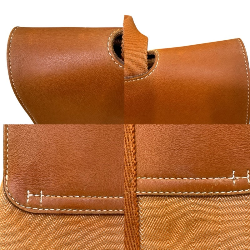 エルメス HERMES ヴァルパライソPM ▢M刻印 オレンジ トワル・スイフト