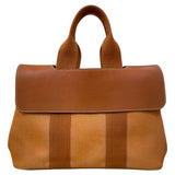 エルメス HERMES ヴァルパライソPM ▢M刻印 オレンジ トワル･スイフト ユニセックス ハンドバッグ