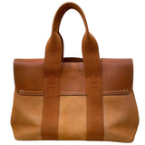 エルメス HERMES ヴァルパライソPM ▢M刻印 オレンジ トワル･スイフト ユニセックス ハンドバッグ