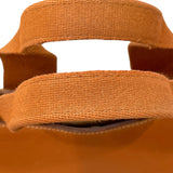 エルメス HERMES ヴァルパライソPM ▢M刻印 オレンジ トワル･スイフト ユニセックス ハンドバッグ