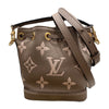 ルイ・ヴィトン LOUIS VUITTON ナノノエ M46291 ベージュ モノグラム・アンプラント レディース ショルダーバッグ