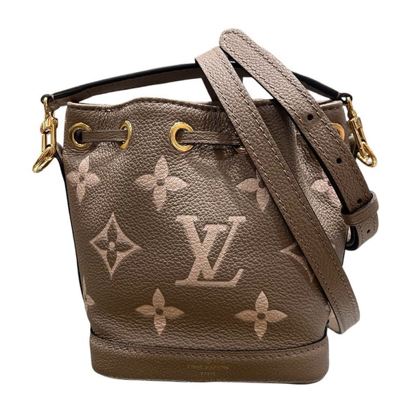 ルイ・ヴィトン LOUIS VUITTON ナノノエ M46291 ベージュ モノグラム