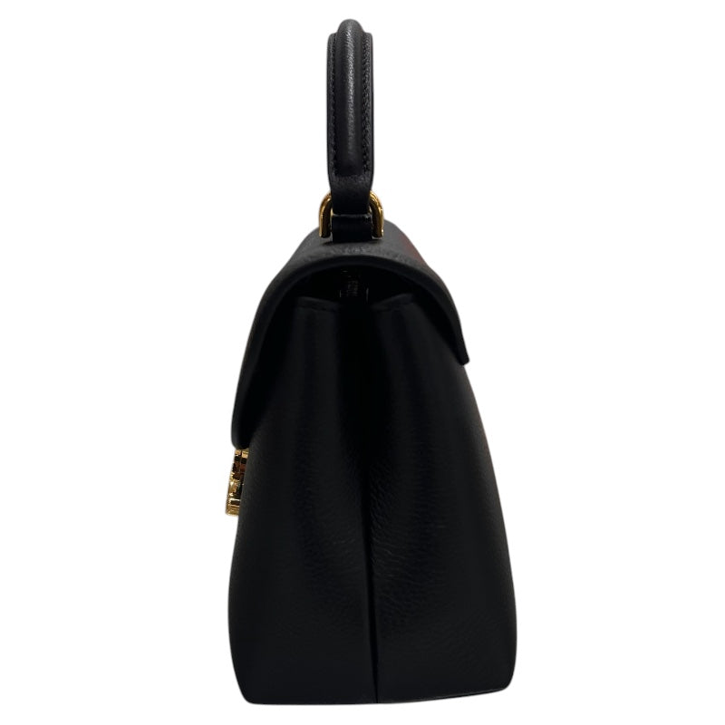 セリーヌ CELINE ティーン 二ノ バッグ 118113 ブラック/ゴールド金具 カーフ レディース ショルダーバッグ セリーヌ CELINE ティーン 二ノ バッグ 118113 ブラック/ゴールド金具