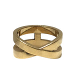 エルメス HERMES リュバンスカーフリング ゴールド メタル レディース スカーフリング