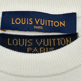ルイ・ヴィトン LOUIS VUITTON MISONロゴ 半袖ニットTシャツ HLN31W ホワイト コットン メンズ 半袖Ｔシャツ