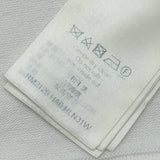 ルイ・ヴィトン LOUIS VUITTON MISONロゴ 半袖ニットTシャツ HLN31W ホワイト コットン メンズ 半袖Ｔシャツ
