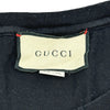 グッチ GUCCI ロゴプリント半袖Tシャツ 440103 ブラック コットン メンズ 半袖Ｔシャツ