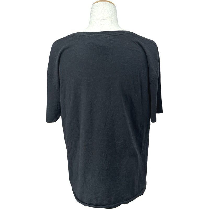 GUCCI ロゴプリント　ブラック　半袖Tシャツ グッチ GUCCI ロゴプリント半袖Tシャツ 440103 ブラック コットン