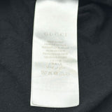 グッチ GUCCI ロゴプリント半袖Tシャツ 440103 ブラック コットン メンズ 半袖Ｔシャツ