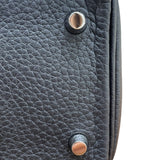 エルメス HERMES ケリー28　内縫い W刻印 ブラック/シルバー金具 トゴ レディース ハンドバッグ