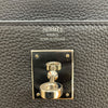 エルメス HERMES ケリー28　内縫い W刻印 ブラック/シルバー金具 トゴ レディース ハンドバッグ