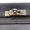 エルメス HERMES ケリー28　内縫い W刻印 ブラック/シルバー金具 トゴ レディース ハンドバッグ