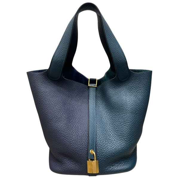 エルメス HERMES ピコタンロックMM ブルーニュイ ヴェールボスフォール