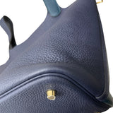 エルメス HERMES ピコタンロックMM ブルーニュイ　ヴェールボスフォール トリヨン　 ユニセックス ハンドバッグ