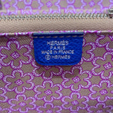 エルメス HERMES アザップコンパクトシルクイン U刻印 ブルーロワイヤル エプソン レディース コインケース