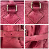エルメス HERMES アトラスト35 ▢N刻印 ルビー シルバー金具 トリヨン ユニセックス ハンドバッグ