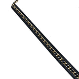 シャネル CHANEL ラウンド　チェーンポシェット ブラック ラムスキン レディース ショルダーバッグ
