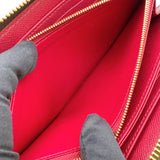 ルイ・ヴィトン LOUIS VUITTON ジッピー・ウォレット M41895 ブラウン/フューシャ　ゴールド金具 モノグラム レディース 長財布