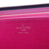 ルイ・ヴィトン LOUIS VUITTON ジッピー・ウォレット M41895 ブラウン/フューシャ　ゴールド金具 モノグラム レディース 長財布