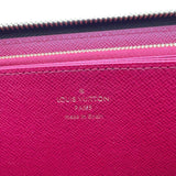 ルイ・ヴィトン LOUIS VUITTON ジッピー・ウォレット M41895 ブラウン/フューシャ　ゴールド金具 モノグラム レディース 長財布