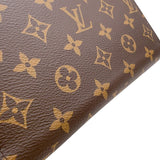 ルイ・ヴィトン LOUIS VUITTON ジッピー・ウォレット M41895 ブラウン/フューシャ　ゴールド金具 モノグラム レディース 長財布