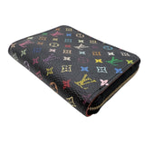 ルイ・ヴィトン LOUIS VUITTON ジッピー・コインパース M93740 ノワール ゴールド金具 モノグラム・マルチカラー レディース コインケース