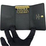 ルイ・ヴィトン LOUIS VUITTON ミュルティクレ 6 M64421 ブラック モノグラム・アンプラント ユニセックス キーケース