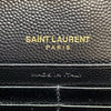 サンローラン SAINT LAURENT カサンドラ チェーンウォレット 377828 ブラック ゴールド金具 グレインカーフ レディース ショルダーストラップ