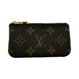 ルイ・ヴィトン LOUIS VUITTON ポシェット・クレ M62650 ブラウン モノグラム レディース コインケース