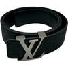 ルイ・ヴィトン LOUIS VUITTON サンチュール・LVイニシャル40MM 85cm M6875 ブラック ダミエ メンズ ベルト