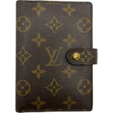 ルイ・ヴィトン LOUIS VUITTON アジェンダ PM R20005 ブラウン モノグラム ユニセックス 手帳カバー