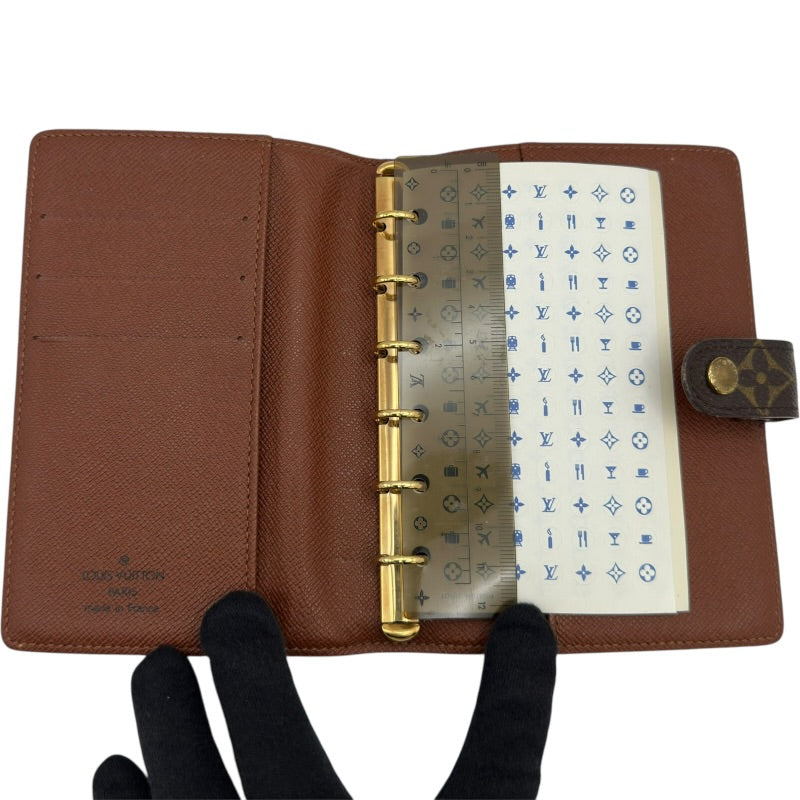 ルイ・ヴィトン LOUIS VUITTON アジェンダ PM R20005 ブラウン 