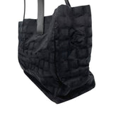 シャネル CHANEL ニュートラベルライントートMM A15991 ブラック ゴールド金具 ナイロンジャガード レディース トートバッグ