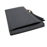 ルイ・ヴィトン LOUIS VUITTON ポルトカルト・ジップ M68339 ノワール　ゴールド金具 モノグラム・アンプラント メンズ コインケース