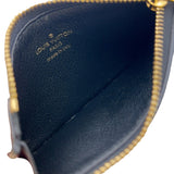 ルイ・ヴィトン LOUIS VUITTON ポルトカルト・ジップ M68339 ノワール　ゴールド金具 モノグラム・アンプラント メンズ コインケース