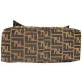 フェンディ FENDI マンマフラップバッグ ブラウン ナイロン/ジャガード レディース ショルダーバッグ