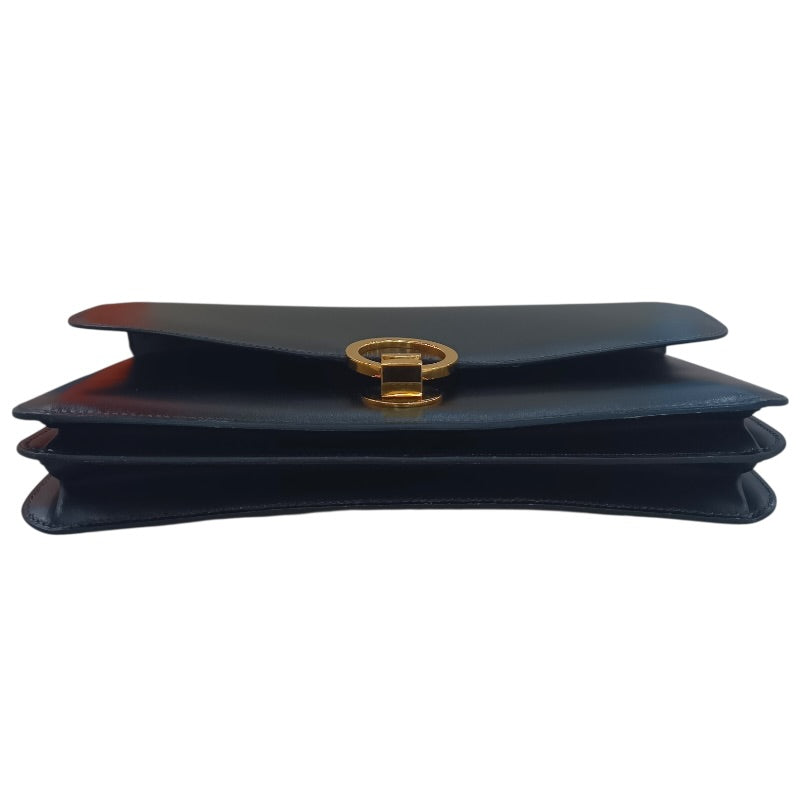 エルメス HERMES リングドゥ 〇U刻印 ブラック/ゴールド金具 ボックス