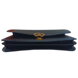 エルメス HERMES リングドゥ 〇U刻印 ブラック/ゴールド金具 ボックスカーフ レディース ショルダーバッグ