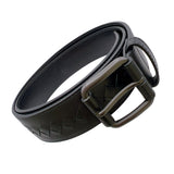 ボッテガ・ヴェネタ BOTTEGA VENETA イントレチャート　ベルト　85cm ブラック　 レザー ユニセックス ベルト