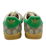 グッチ GUCCI ガゼル GGスプリームスニーカー ベージュ キャンバス メンズ スニーカー