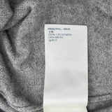 ルイ・ヴィトン LOUIS VUITTON LV金具ロングカシミヤニットカーディガン FLKC08 グレー カシミヤ レディース カーディガン