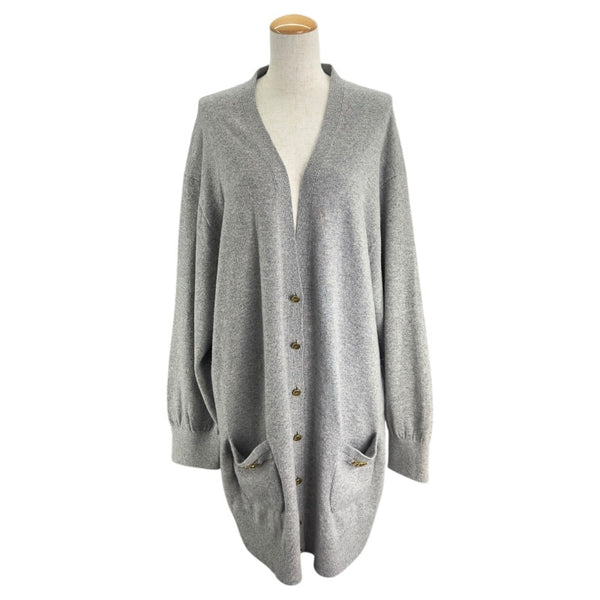 ルイ・ヴィトン LOUIS VUITTON LV金具ロングカシミヤニット