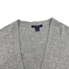 ルイ・ヴィトン LOUIS VUITTON LV金具ロングカシミヤニットカーディガン FLKC08 グレー カシミヤ レディース カーディガン
