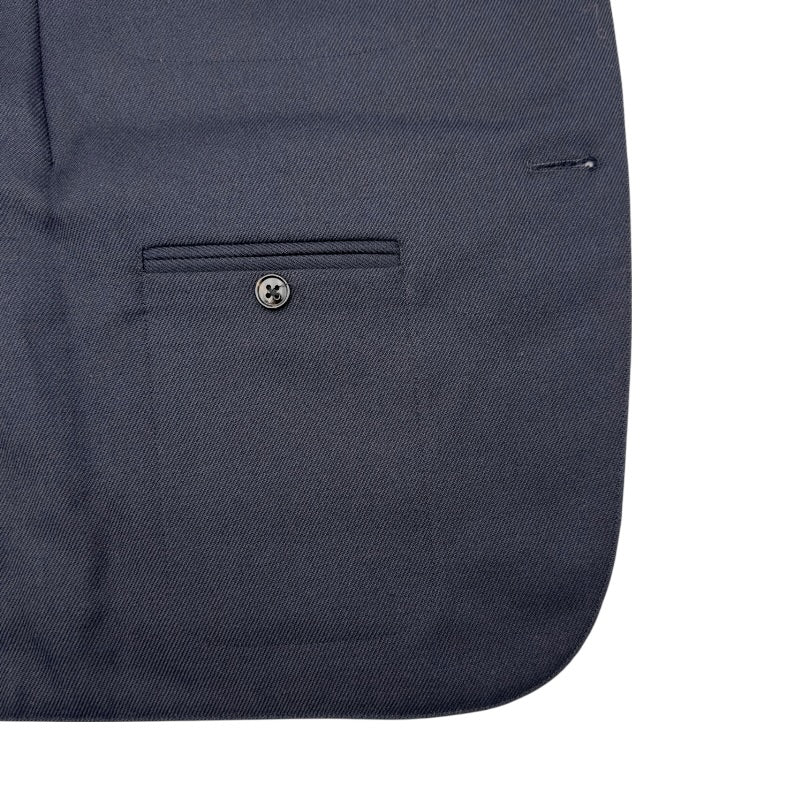 エルメス HERMES ウール テーラードジャケット ネイビー ウール メンズ