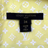 ルイ・ヴィトン LOUIS VUITTON 裏地モノグラムナイロンジャケット WMJA09CLQ イエロー コットン/ナイロン レディース ナイロンジャケット